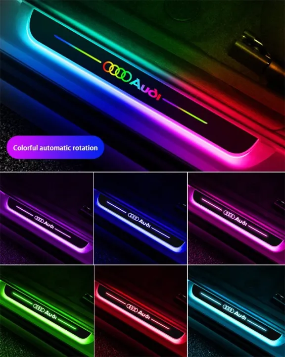 Car Threshold Strip WiringFree Atmosphere Light Pedal Led Induction Light Car Interior