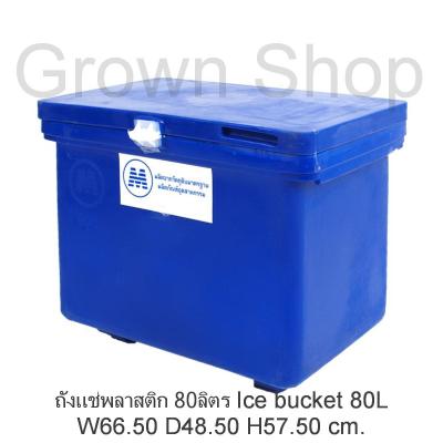 ถังแช่80ลิตร ถังแช่เย็น ถังแช่น้ำแข็ง ลังแช่พลาสติก Ice Bucket 80L ส่งไวด้วยKERRYมีเก็บเงินปลายทาง