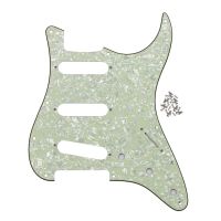 FLEOR ST Pickguard กีตาร์ SSS รอยขีดข่วนแผ้นและสกรูสำหรับ FD ST อะไหล่กีตาร์ไฟฟ้า30สีเลือกอุปกรณ์เสริมกีตาร์เบส