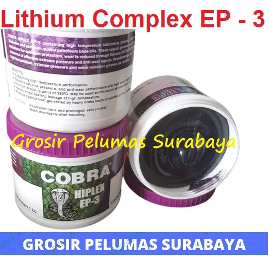 High HiTemp Cobra Hiplex EP3 Lithium Complex EP 3 Bearing grease