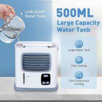 [Globalsale] Air Conditioner 5W Personal Portable Cooling Fan 500ml Adjustable Water Humidifier Cooler