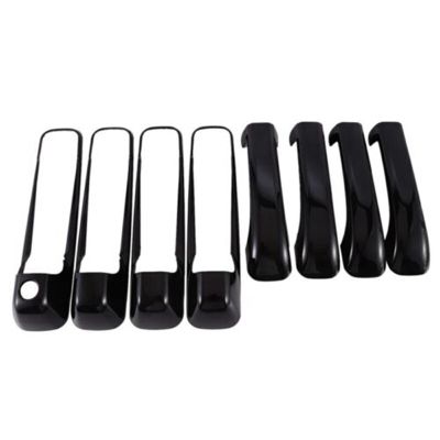 Door Handle Cover for Dodge Ram Pickup 1500 2500 3500 4000 09-18 Car Exterior Styling Accessories Bright Black 8PCS