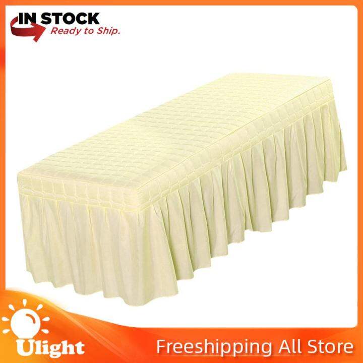 Ulight Standard Massage Table Skirt belle Facial Bed Cover Linen