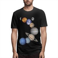 Spreadshirt Solar System Planets Astronomy Mens Short Round cotton T-Shirts