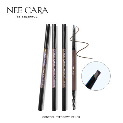 NEE CARA นีคาร่า ดินสอเขียนคิ้ว ที่เขียนคิ้ว ดินสอเขียนคิ้วหัวสลิม เขียนคิ้ว N412 CONTROL BROW PENCIL SUPER SLIM