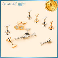 foreverlily 1ชิ้นที่ใส่เล็บที่ยึดเล็บปลายเล็บปลอมแบบ DIY