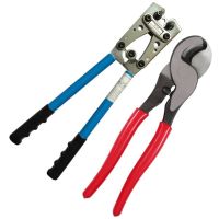 Wire Crimpers Terminal Wrapping Tools Cable Lug Crimping Tools Copper/Aluminum Terminal Ratcheting ElectricianS Pliers