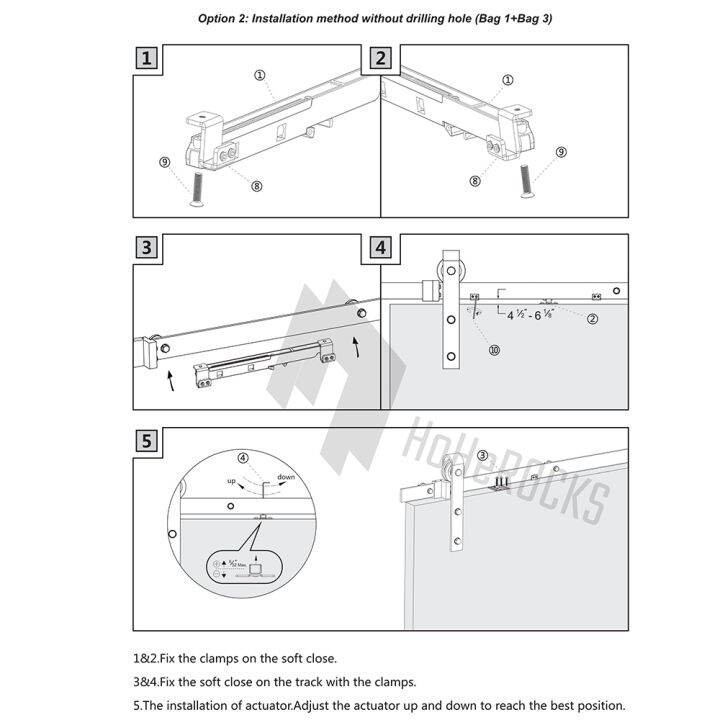 2-diy-barn-door-soft-close-mechanism-spring-buffer-damper-hole-free-sliding-hardware-stoppers-for-40-80-pounds-adjustable-door