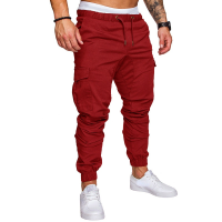 Fashion Mens Cargo Jogger Pants Slim Fit Trousers Streetwear Skinny Casual Pant Men New Fashion Hip Hop Harem Pencil Pants Man