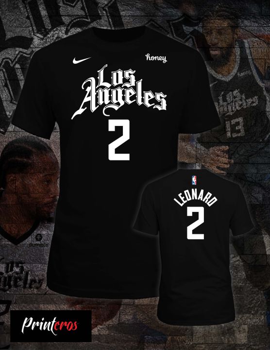 LA Clippers City Edition Jersey inspired Shirt 100% cotton shirt