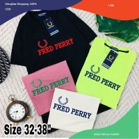 HD เสื้อผู้ชาย เสื้อผู้ชายเท่ๆ พร้อมส่ง  เสื้อยืดรวงข้าว fred perry งานปักนูน เสื้อผู้ชายไซส์ใหญ่