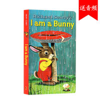 I am a bunny. I am a rabbit. I am a cardboard book for young childrens English Enlightenment. Richard scarry 0-2-3-4-5-year-old babys early education cognition picture book picture book four seasons reading materials