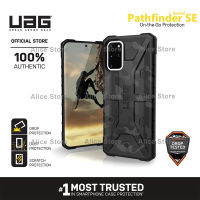 UAG Pathfinder SE Camo Series Phone Case for Samsung Galaxy S20 Ultra / S20 with Protective Case Cover - Black