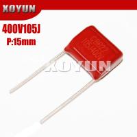 10PCS 400V105J 105J400V Pitch 15MM 400V 105J 1UF  CBB Polypropylene film capacitor Electrical Circuitry Parts