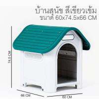 WELL WARE บ้านสุนัข-แมว ขนาดกลาง AG616GREEN