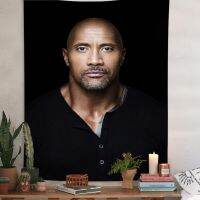 Dwayne Johnson Eating Blueberry Pancakes Tapestry Wall Hanging Funny Meme Tapestries Aesthetics Home Decor Bedroom Sofa Blanket