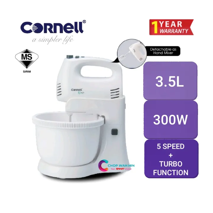 Cornell Stand Mixer CSMS8008HP 3.5L 300W 5 Speed Dressings