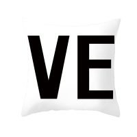 45*45cm New Square Decorative Throw Lovers Couple Pillow Case Cartoon Pattern Sweetheart Pillowcase for Home Pillow Cover