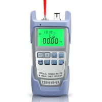 AUA-9A All-IN-ONE Optical Power Meter with Visual Fault Locator Optical Fiber Tester 5KM 10Km 20KM 30Km VFL10 MW