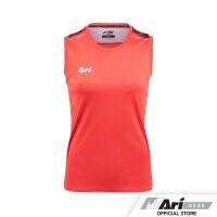 ARI WOMENS FLEXI RUNNING TANK - HOT PINK/SILVER/MAROON เสื้อวิ่งผู้หญิงแขนสั้น อาริ เฟลค สีชมพู