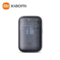 XIAOMI MIJIA S600เครื่องโกนหนวดไฟฟ้าแบบพกพาล้างทำความสะอาดได้ IPX7ผู้ชายมีดโกนหนวดไฟฟ้าเสียงรบกวนต่ำใบมีดเซรามิกตัดเครื่องเล็มหนวด