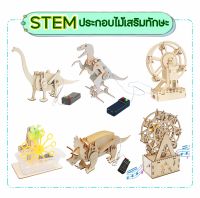 DIY ชุดอุปกรณ์ประดิษฐ์ไม้ เสริมทักษะวิทยาศาสตร์เพื่อการศึกษา Stem ของเล่นไม้ประกอบด้วยมือสำหรับเด็ก