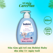 Sữa tắm gội em bé, trẻ sơ sinh Bobini Baby dịu nhẹ 1+ ngày tuổi 300ML