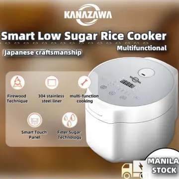 Blamdoil Small Rice Cooker, Reduce Sugar, Low Carb, Separate Soup