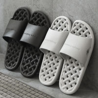 New hollow-out home slippers solid color bath indoor non-slip one word slippers m-19