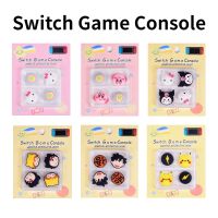 4Pcs Pokemon Pikachu Kirby Hello Kitty Kuromi Thumb Stick Grip Cap Joystick for Nintendo Switch NS Lite Oled Joy-con Controller