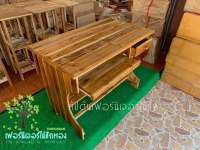 TEAK THAILAND	 โต๊ะคอมสีใส  ขนาด กว้าง 60 ยาว 120 สูง 76 cm.