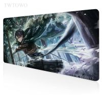 Levi Ackerman Mouse Pad Gamer XL New Home Large Mousepad XXL keyboard pad Office Anti Slip Natural Rubber Laptop Table Mat Basic Keyboards