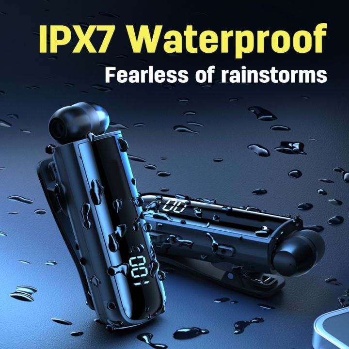 ipx7-waterproof-wireless-bluetooth-bt5-3-long-lasting-retractable-driver-headset-firo-mono-headphone-in-lotus-with-wire