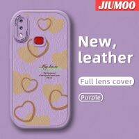 JIUMOO เคส M11 A11 M01s ปลอกสำหรับ Samsung A10s กระแสแฟชั่นแบรนด์รักสวยเคสโทรศัพท์สีซิลิกาเจลนุ่มหนังบางๆปกป้องเลนส์จากเคสกันกระแทกตกหล่น