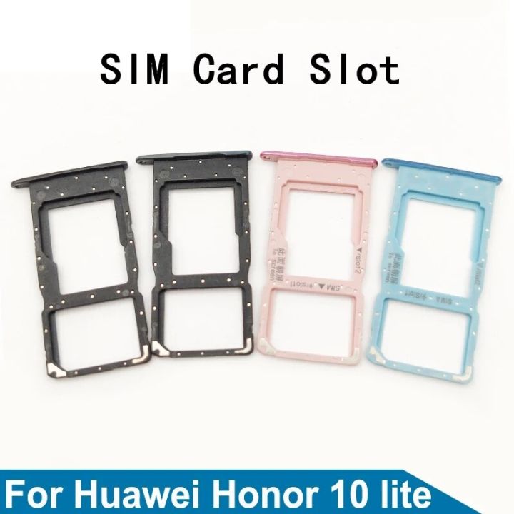 เหมาะสำหรับ Huawei P สมาร์ท2019/Honor 10 Lite นาโนซิมกระเป๋าเก็บบัตรถาดอะไหล่ช่อง TF คู่การ์ด SD