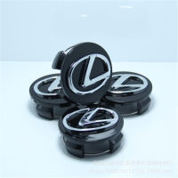 1ชิ้น62มม. ตราติดรถฝาปิดสติ๊กเกอร์ติดล้อสำหรับ Lexus RX270 RX300 RX330 RX350 IS200 IS300 ES240 ES350 GS300 GS450 LS460