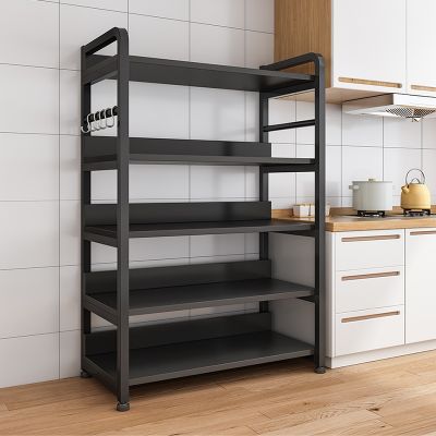 [COD] racks floor-to-ceiling multi-functional storage shelves oven microwave shelf