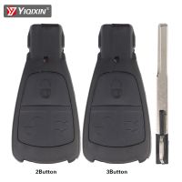 YIQIXIN เคสซองใส่กุญแจสำหรับเบนซ์เมอร์เซเดส C180 1998-2004 W202รถรีโมท ML320ใส่กุญแจรีโมทแบบเก่ามี3ปุ่ม J28bio