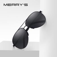 【LZ】☊✒  MERRYS DESIGN Men Classic Pilot Polarized Sunglasses Men Driving Shield Night Vision Sun glasses UV400 Protection S8601