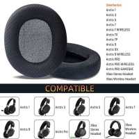 Replacement Earpads Cushions for Steelseries Arctis 1/3/5/7/7X/9/9X/Pro Xbox Wireless Headset Isolation Ear Cushions