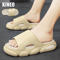 KINEO รองเท้าผู้ชายพื้นหนากันลื่น,รองเท้าหัวโตสำหรับผู้ชายรองเท้าแตะสไตล์เกาหลีขนาด45แบบทางการสวมใส่ง่ายรองเท้าแตะเดินชายหาดของผู้ชาย