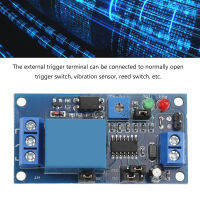 โมดูลรีเลย์หน่วงเวลาเวลา5V กระดานควบคุมเซ็นเซอร์จับการสั่นสะเทือนปลอดภัยสำหรับระบบอัจฉริยะในบ้าน