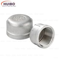 【cw】 304 stainless steel Inner Silk Tube Cap Pipe Plug Fittings 1/8 quot; 1/4 quot; 1/2 quot; 3/4 quot; 1 quot; Female Thread Hat 【hot】 !