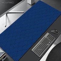 Art Deskmat Blue Deskmat Great Wave Mousepad บริษัทแล็ปท็อปอุปกรณ์สำนักงาน Mouse Pad Gamer คีย์บอร์ดคอมพิวเตอร์จัดส่งฟรี