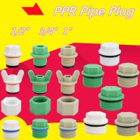 10pc 1/2 3/4 1" Male Thread End Plug With Seal Ring Round Tube End Caps 20mm 25mm Standard Screw Plug Plumbing Pipe Fittings Pipe Fittings Accesso