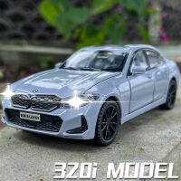 1:32 BMW 320i 3 2023รุ่นรถของเล่น Diecasts หล่อเสียงและแสงรถของเล่นสำหรับเด็ก Vehicle