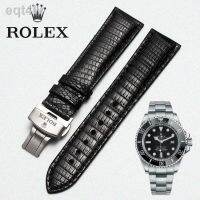 Forestyle เหมาะสำหรับสายหนังแท้รุ่น Rolex ROLEX 116660ทะเลสีดำ/นิโกรจิ้งจก