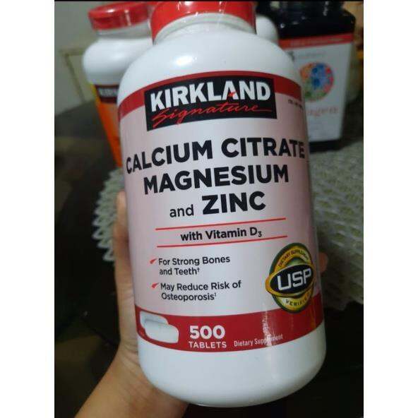 KIRKLAND CALCIUM CITRATE MAGNESIUM AND ZINC WITH VITAMIN . EXPIRATION