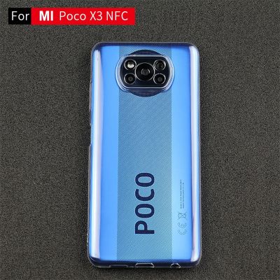 Transparent soft tpu phone case for xiaomi poco x3 nfc X3 PRO F3 global version Ultra Thin clear back coque