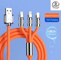 3 IN 1 สายชาร์จเร็ว120W 6A Super Fast Charging Cable สายชาร์จTYPE-C.MICRO.IPHONEสายชาร์จเร็วสายชาร์จหมุน180องศา ยาว1.5M  สายชาร์จเร็วมากA94 BY.Tight.shop